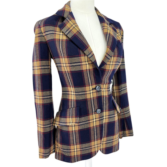 Equestrian Oxxford Clothes Women’s Tweed Blazer Fitted Heritage Tailored - Picture 3 of 16